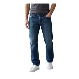 Vtg Diesel Viker-R-Box Jeans 33x32 Archival Y2K Double Button Offset Fly 008W3